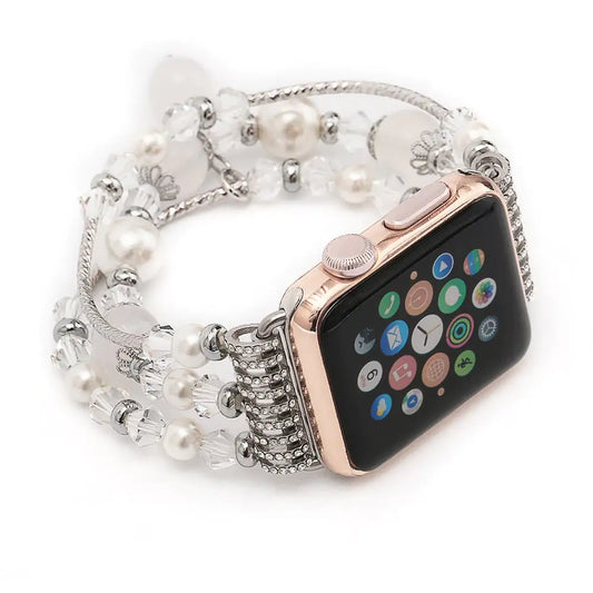 Agate Crystal Sports Watch Band Jewelry