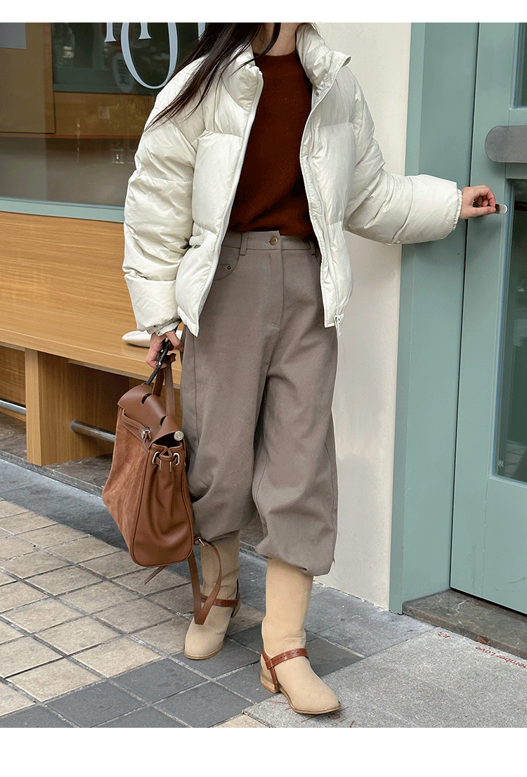 Cotton Jacket, Puffer Coat, Short Women's Outerwear