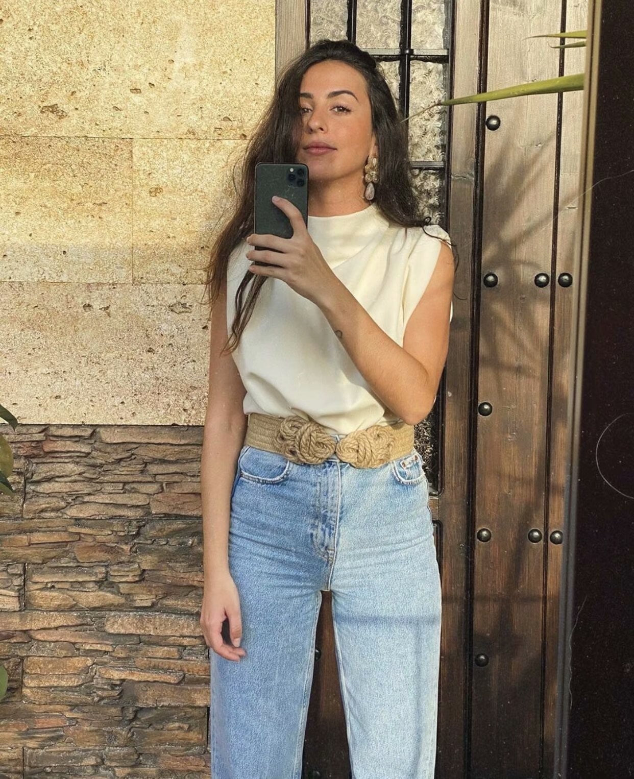 Women's Casual Sleeveless Solid Color Blouse