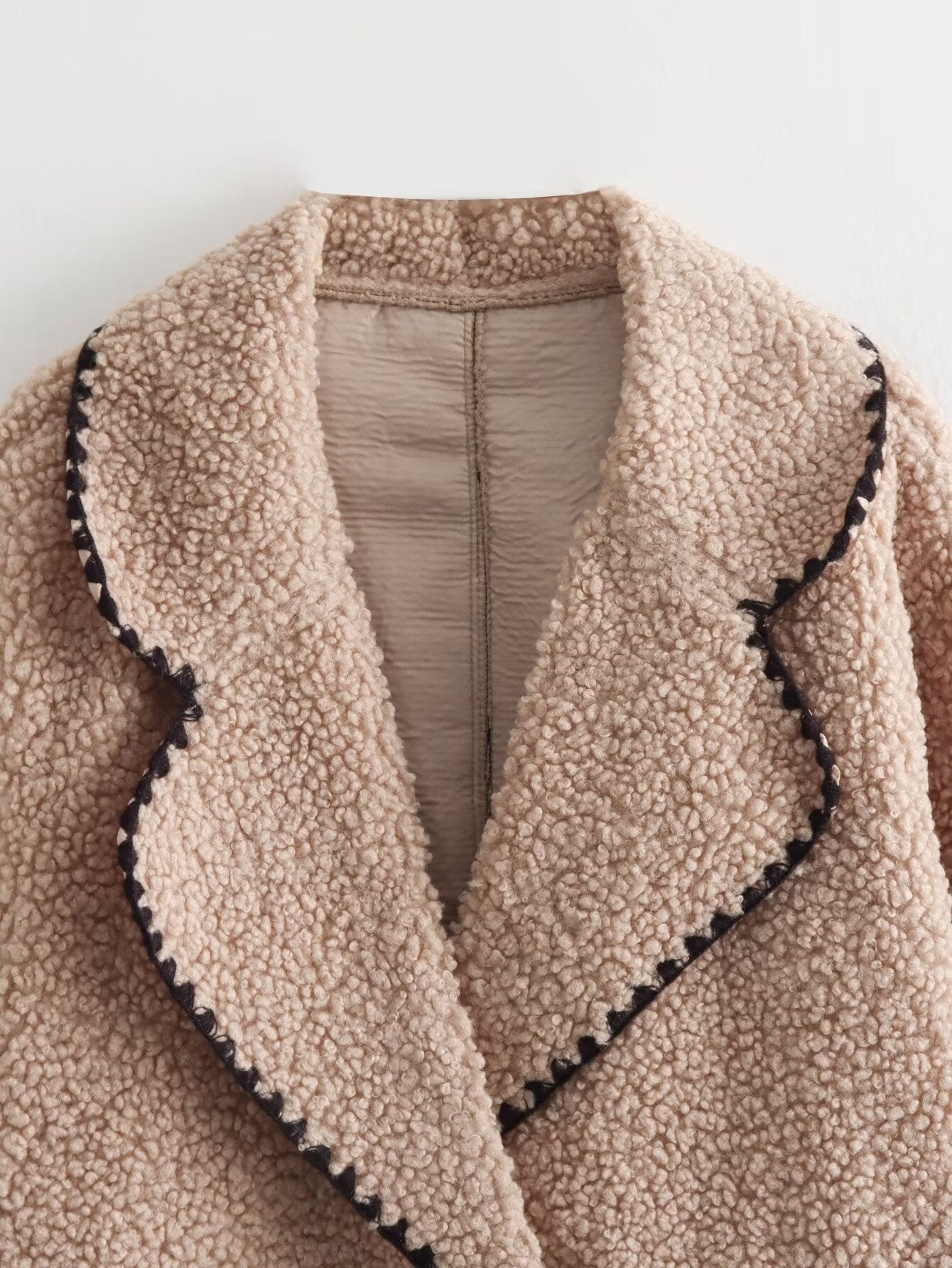 Textured Women's Wool Coat Osaka (One Piece)