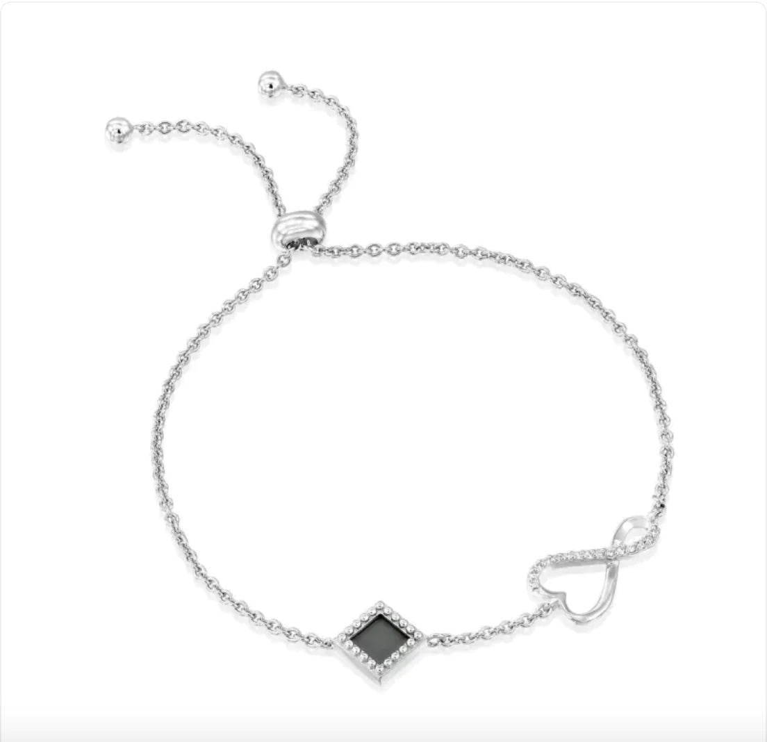 Infinity 8 Necklace & Bracelet Set