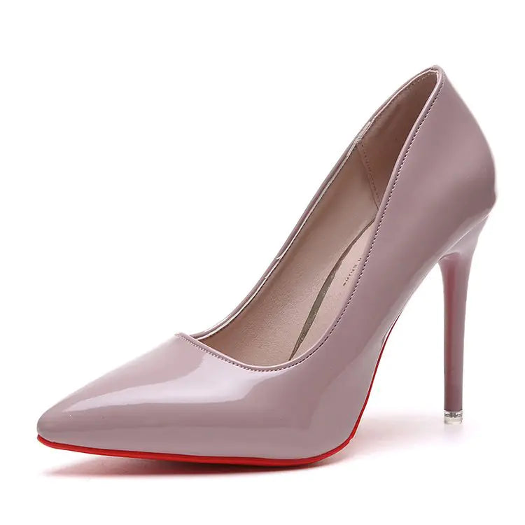 Pointed High Heel Work Pumps for Women