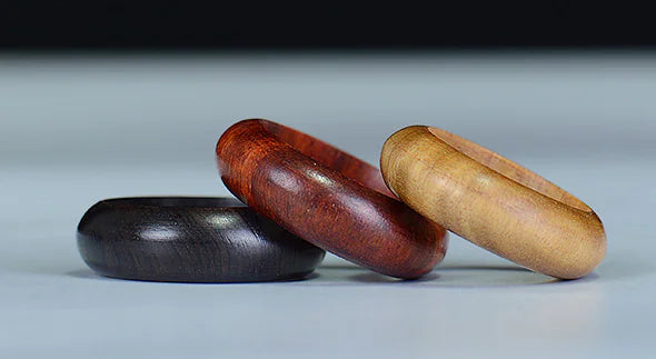 Sandalwood Ring Set for Men and Women, Fashion Jewelry