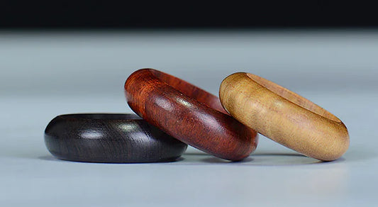 Sandalwood Ring Set for Men and Women, Fashion Jewelry