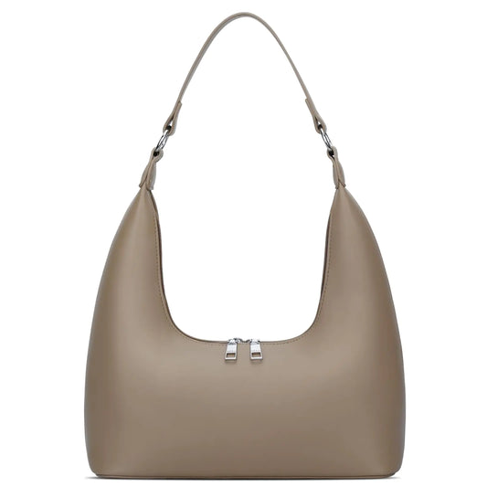 Underarm Hobo Handbag hand bag. Clutch Crossbody Purse with Removable Strap and Zipper Closure