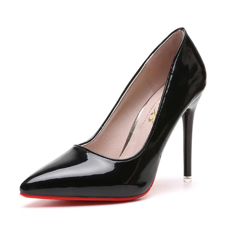 Pointed High Heel Work Pumps for Women