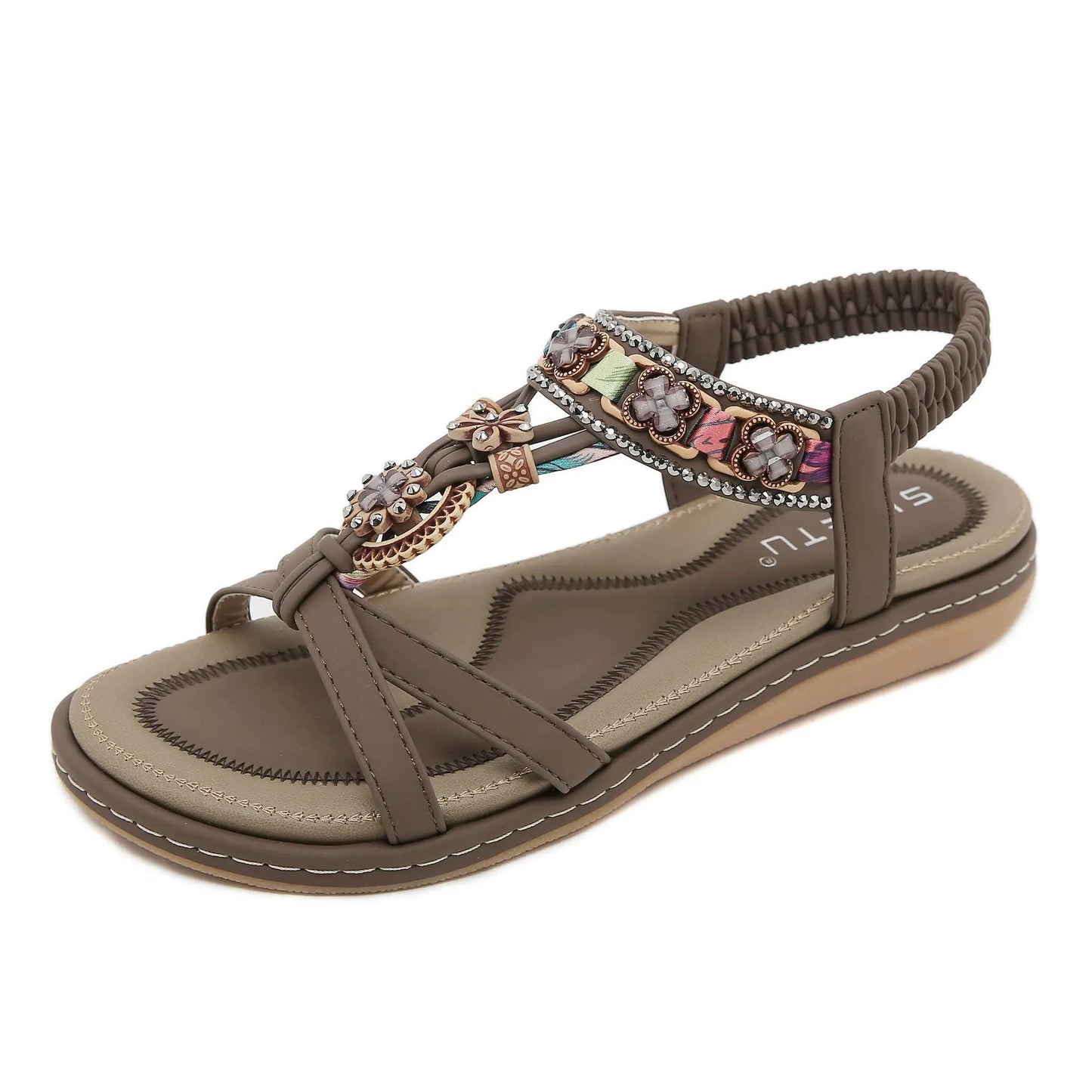 Bohemian Summer Sandals for Women - Comfortable Flats