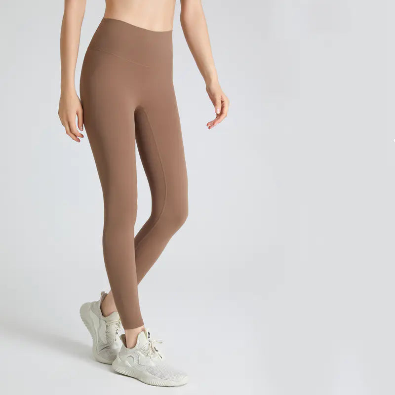 High Waist Tight Yoga Pants for Women - Nude Feel