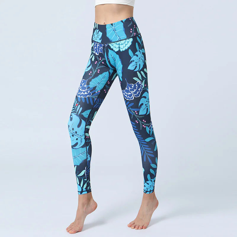 European American Yoga Pants for Women - Printed Tights