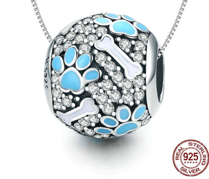 Cute Pet Charm Pendant for Women, S925 Jewelry