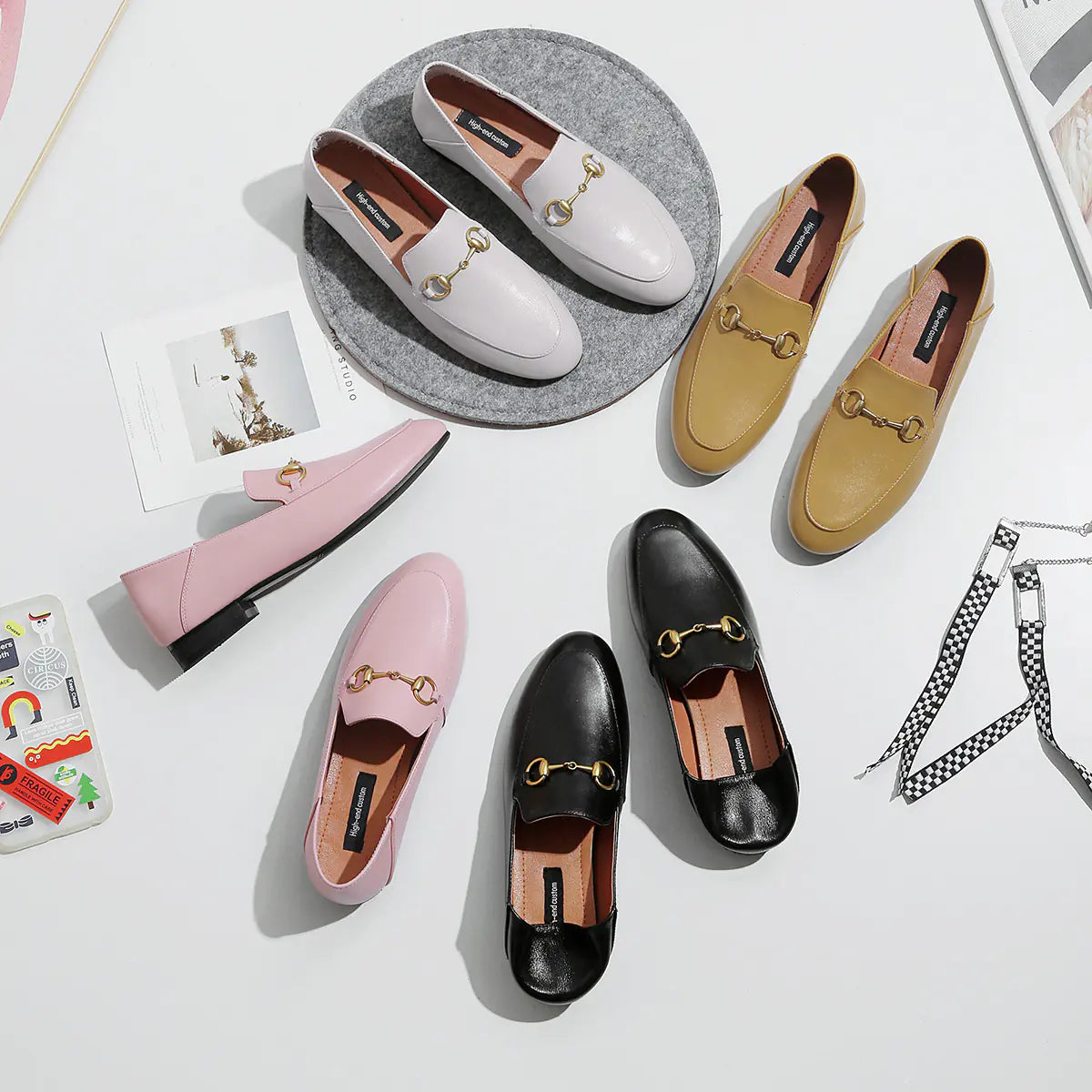 Casual Loafers, Warm Slip-On Shoes for Easy Wear