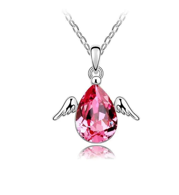 Little Angel Jewelry Necklace with Crystal