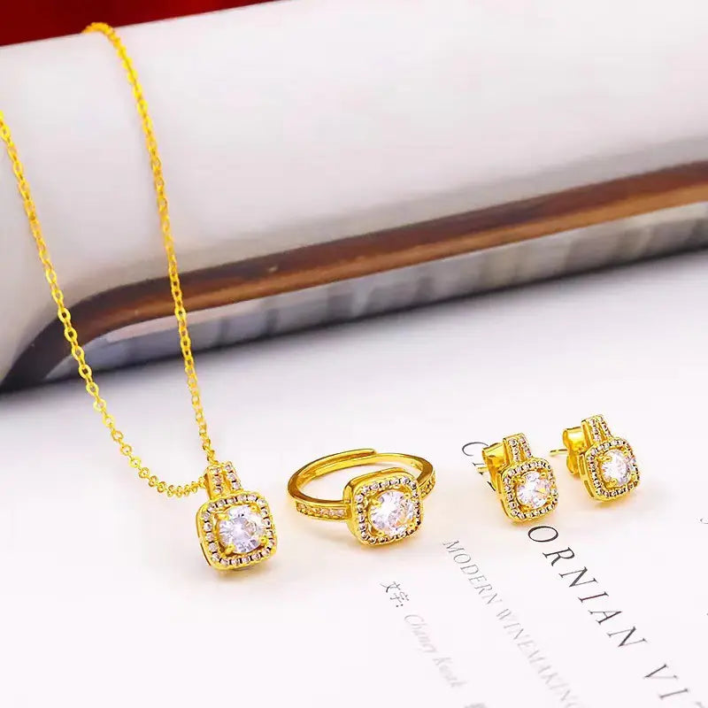 Fashion Zirconia 3-Piece Jewelry Set for Women