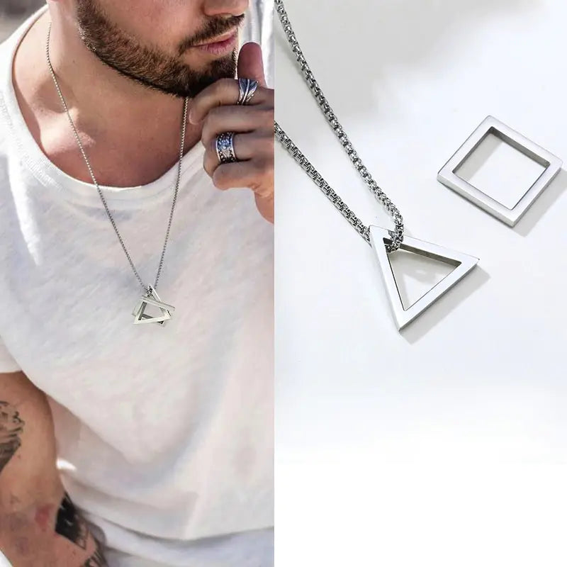 Titanium Steel Pendant Necklace Jewelry