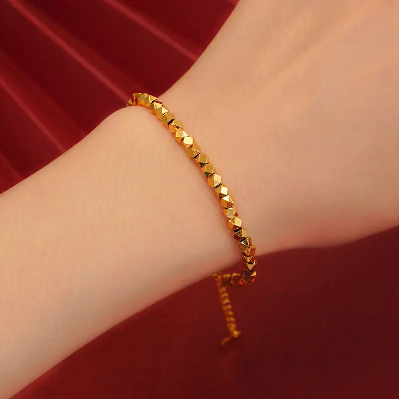 Laser Beads Bracelet for Women - Handcrafted Jewelry