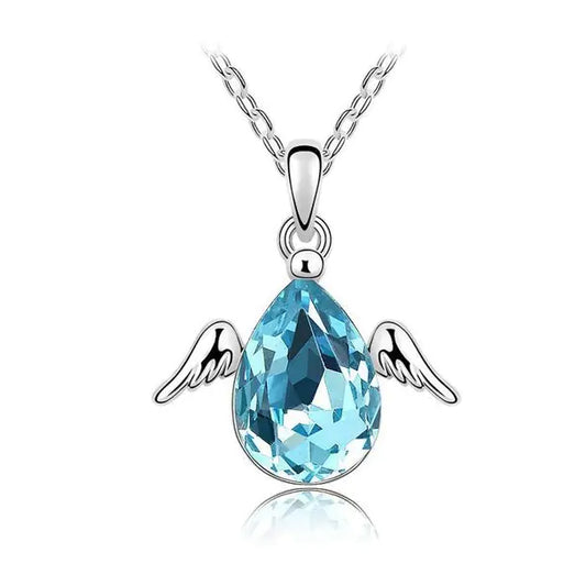 Little Angel Jewelry Necklace with Crystal