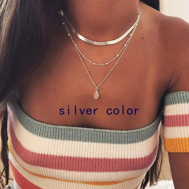 Boho Long Necklace for Women - Unique Party Jewelry