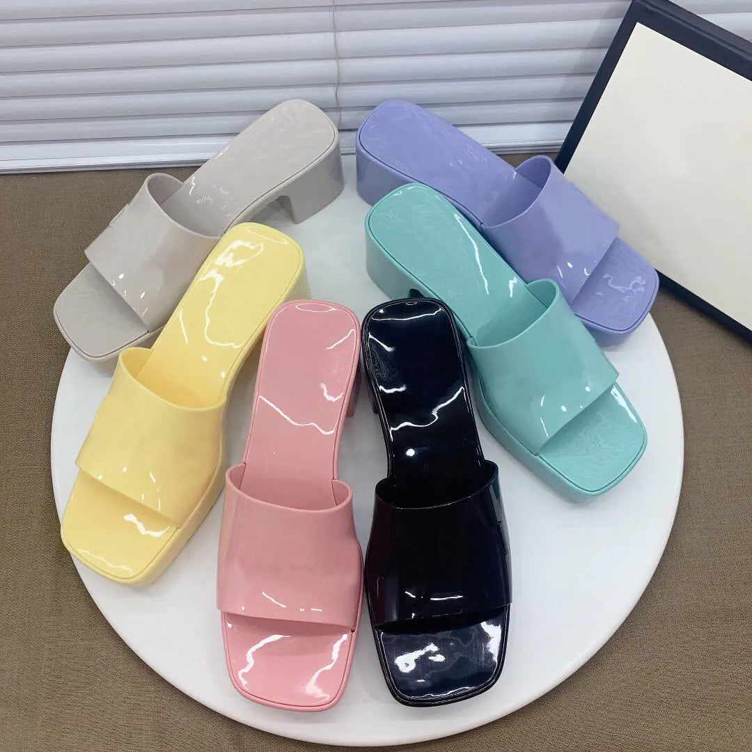 Women's Jelly Beach Sandals and Slippers Shoes