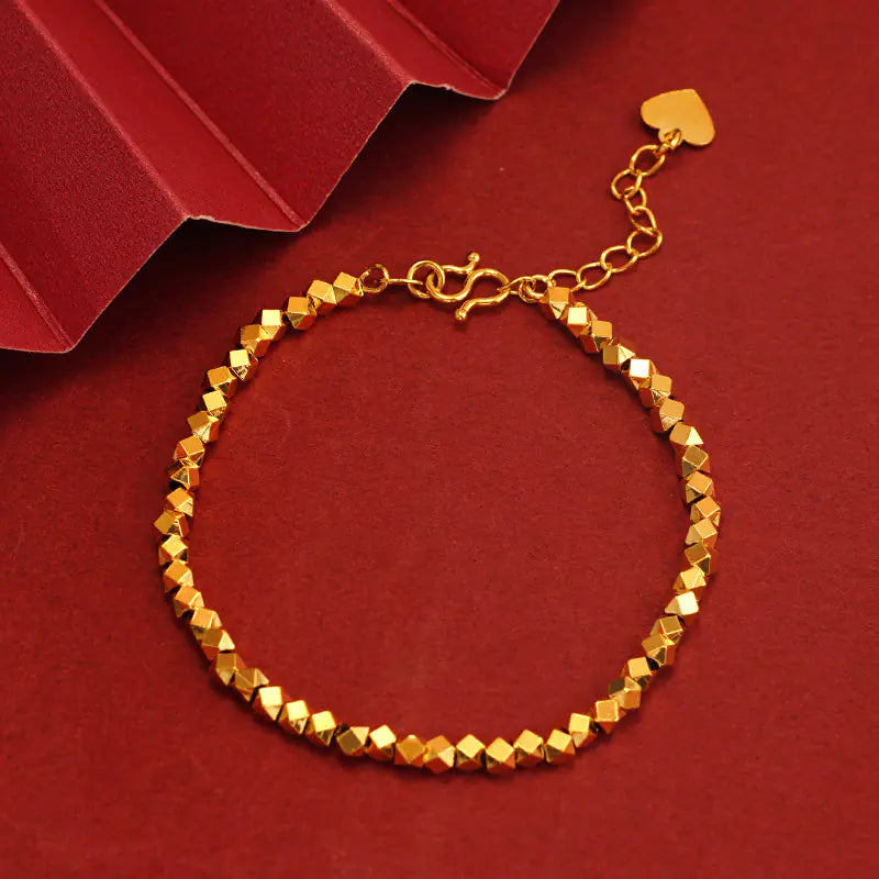 Laser Beads Bracelet for Women - Handcrafted Jewelry
