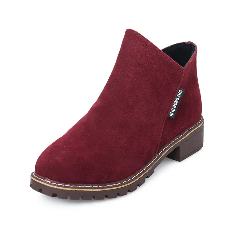 Plush Martin Boots for Women