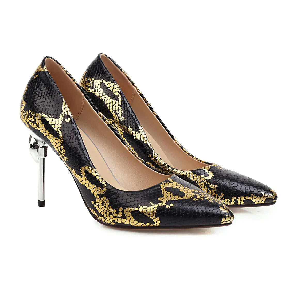 Stylish Pointed Toe High Heels for Women (Sizes 33-54)