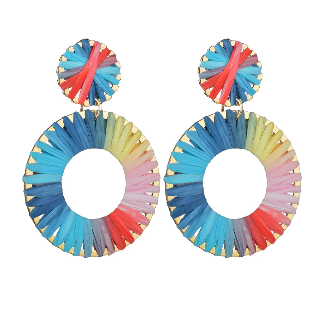 Campfire Party Heart-Shaped Hollow Earrings