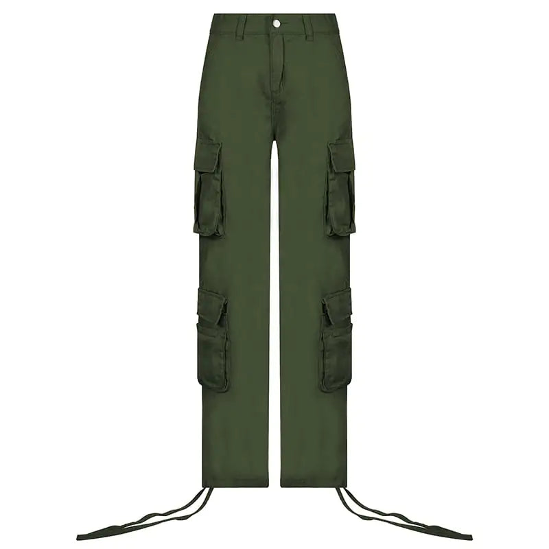 Hip Hop Style Low Waist Denim Pants for Women
