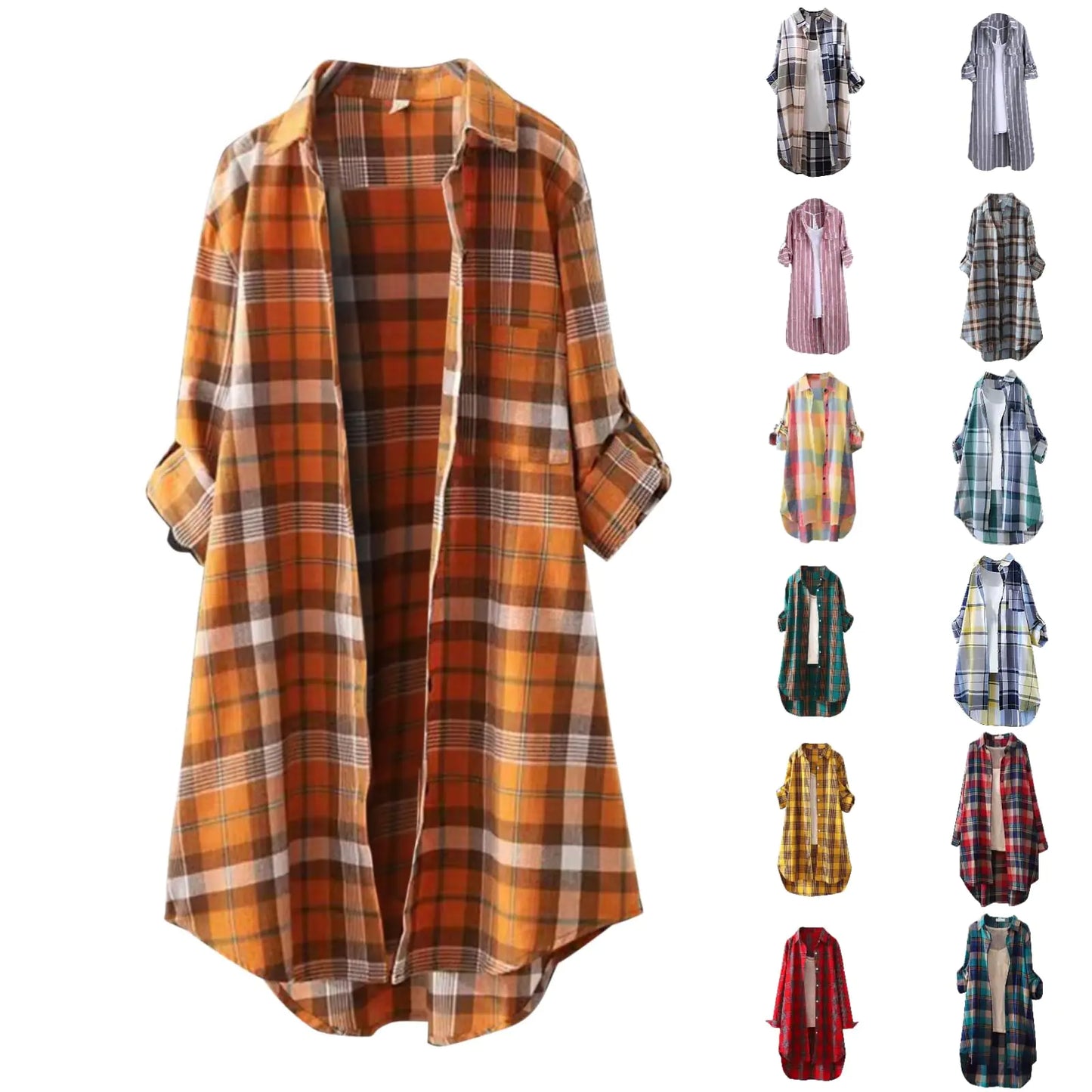 Lightweight Open Front Cardigan for Women. Long Sleeve Sweater