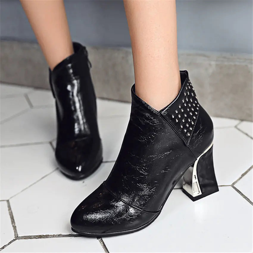 High Heel Ankle Boots for Women