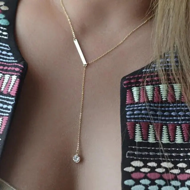 Boho Long Necklace for Women - Unique Party Jewelry