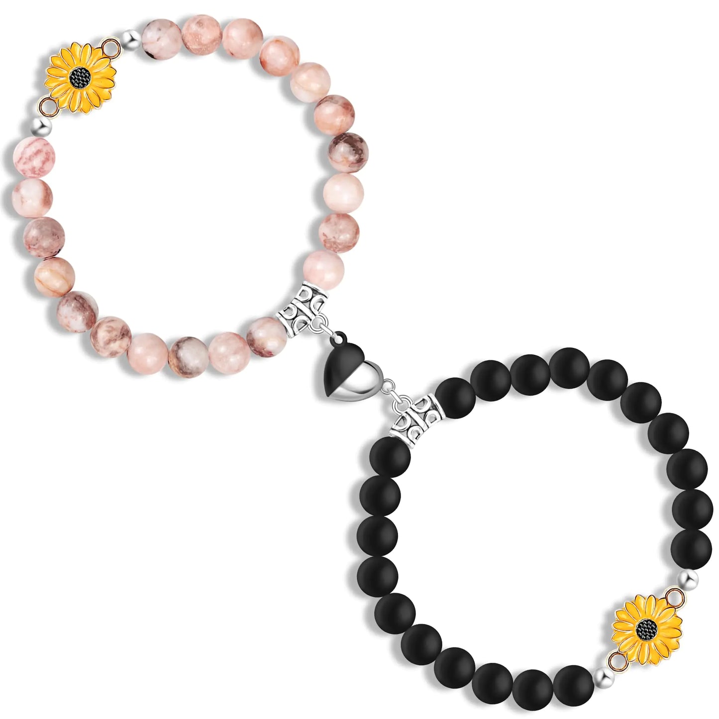 Couples Bracelets. Sunflower Friendship Bracelets Gifts