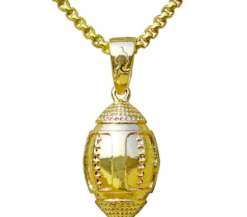Basketball Pendant Stainless Steel Necklace Jewelry