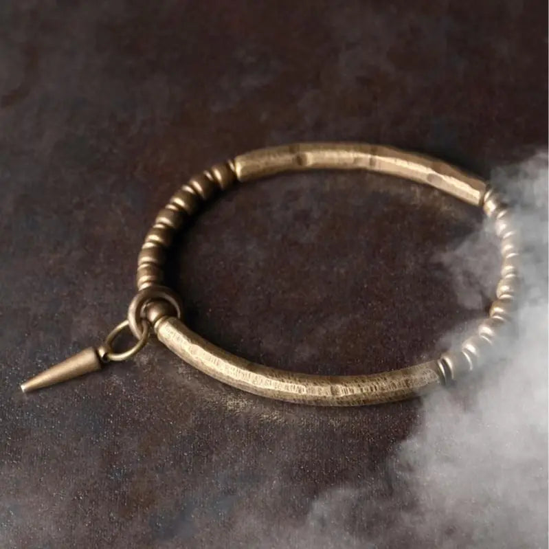 Hammered Pure Copper Vintage Bracelet Design