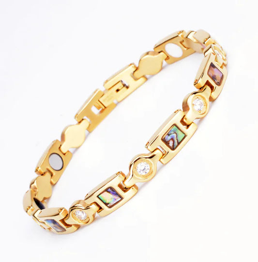 Titanium Steel Rhinestone Bracelet for Women