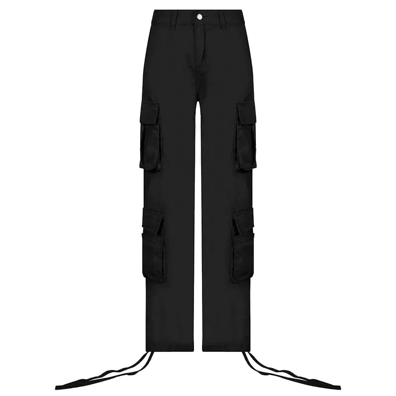 Hip Hop Style Low Waist Denim Pants for Women