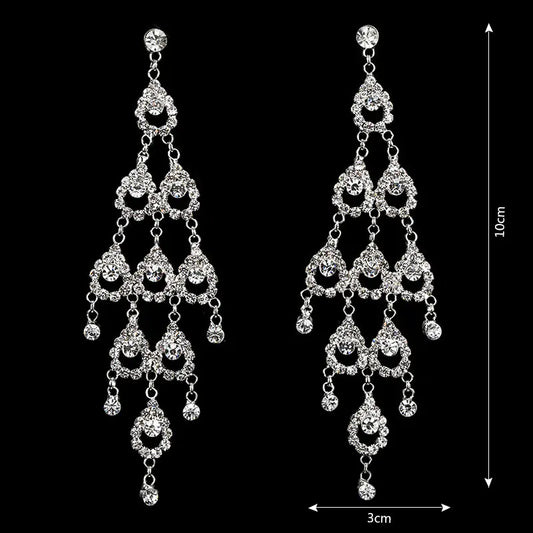 Long Statement Earrings for Women E307