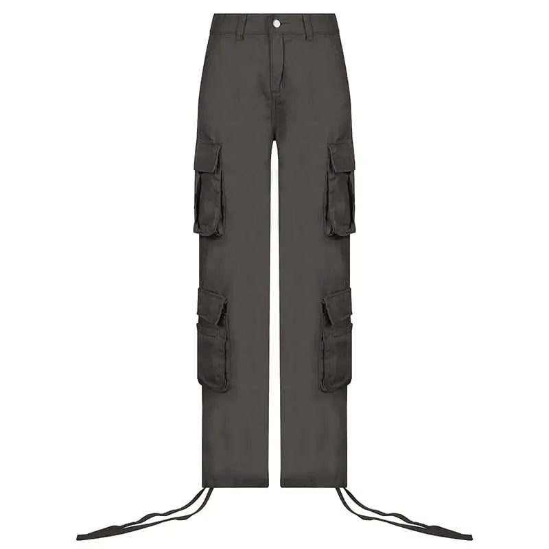 Hip Hop Style Low Waist Denim Pants for Women