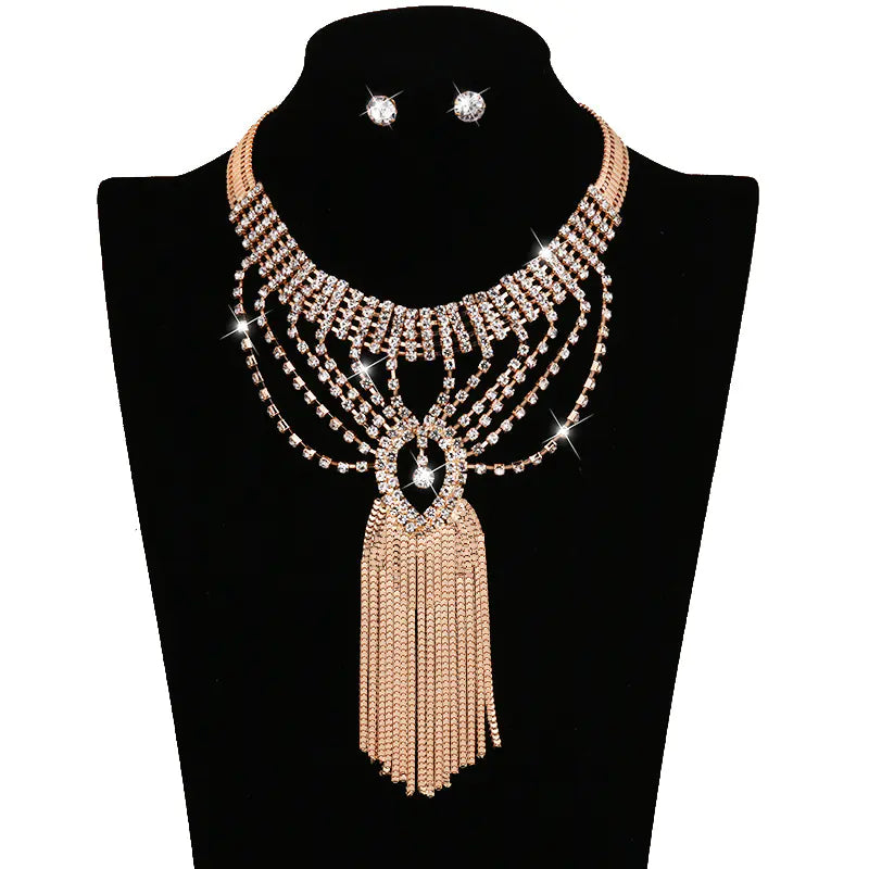 Fashion Jewelry Set for Women - Earrings and Necklace
