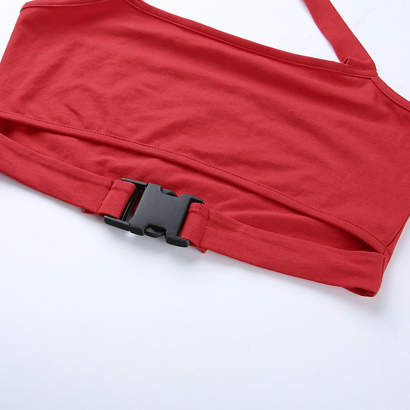 Summer Women's Halter Backless Sports Tank Top