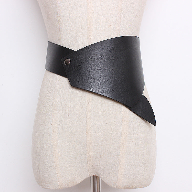 Black Wide Waist Belt for Women's Sweater Dress and Coat