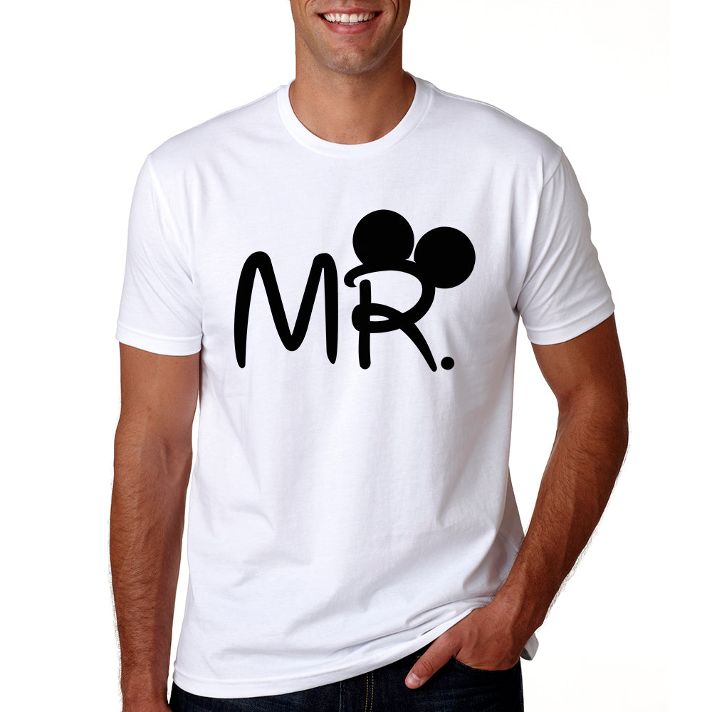 Summer Couples T-Shirts with Cartoon Print Design