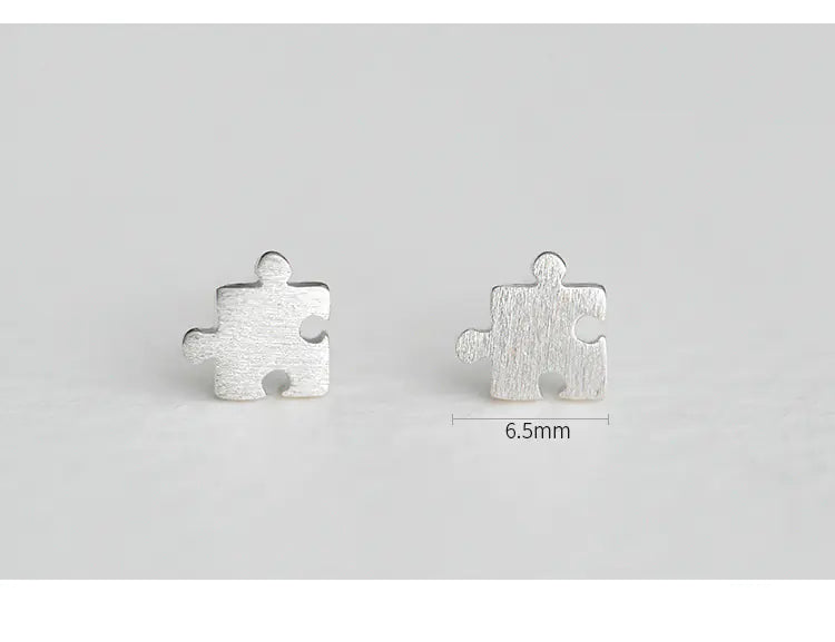 S925 Silver Geometric Irregular Stud Earrings for Women