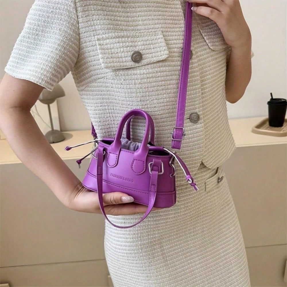 Cute Purse Mini Crossbody Bags For Women. Top Handle Clutch Handbag