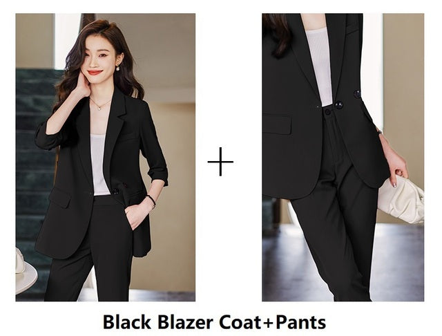 Women's Professional Business Suit for Spring & Summer
