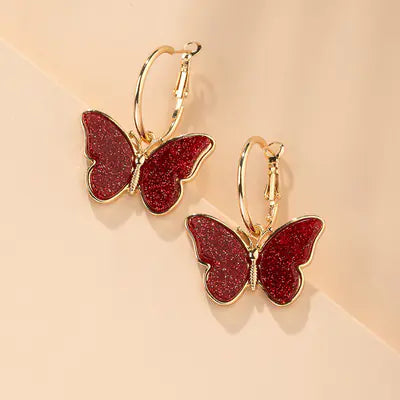 Fashionable Minimalist Butterfly Earrings for Women
