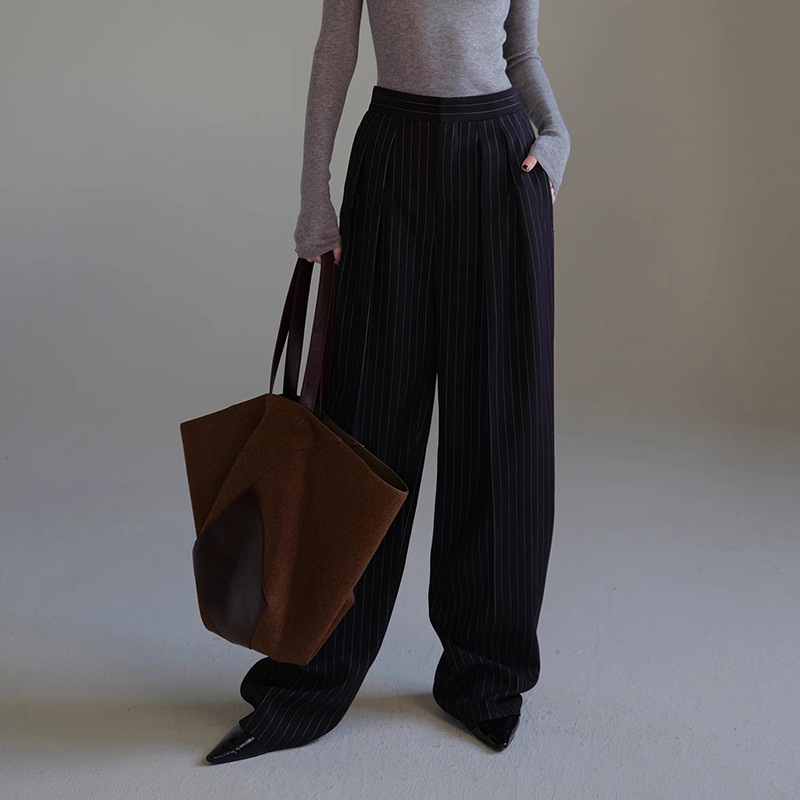 Women's Striped Suit Pants