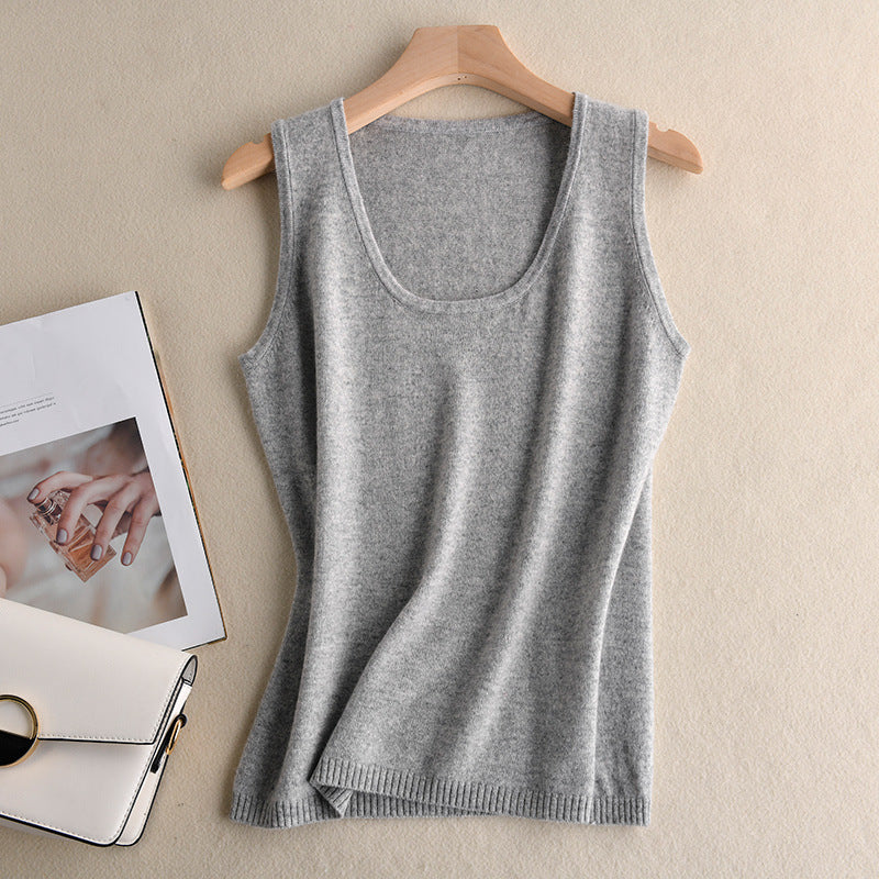 Autumn Women's Fashion V-Neck Slim Tank Top
