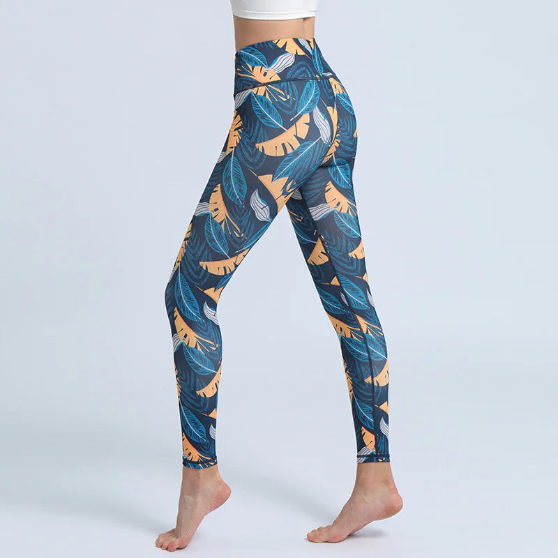 European American Yoga Pants for Women - Printed Tights