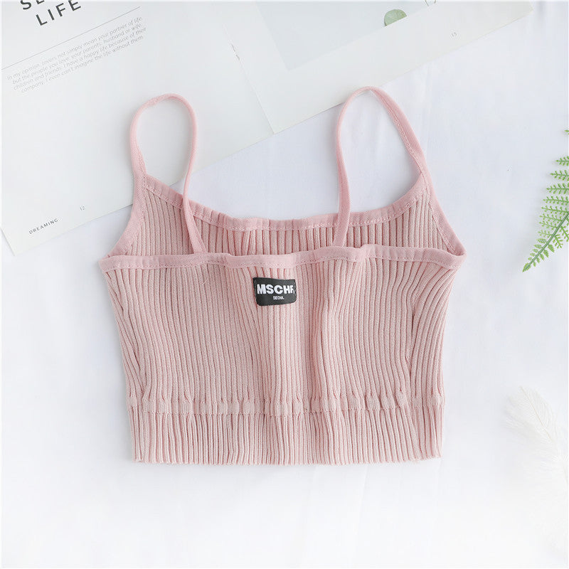 New Women's Sleeveless Embroidered Tank Top