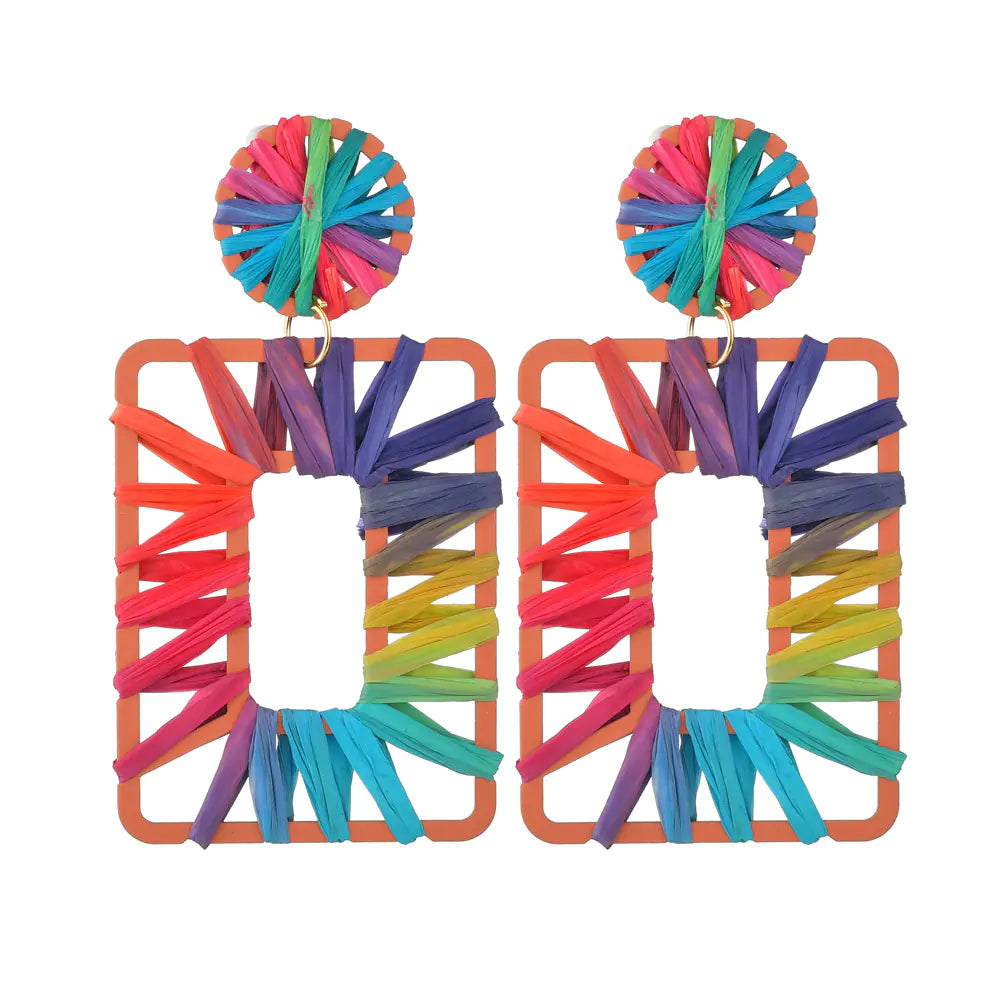 Campfire Party Heart-Shaped Hollow Earrings